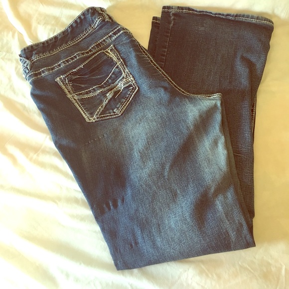 Maurices Denim - Maurice’s Contrast Stitch Flare Jeans 22L